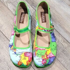 Hot Chocolate Design Chocolaticas Bon Voyage Mary Jane Flats